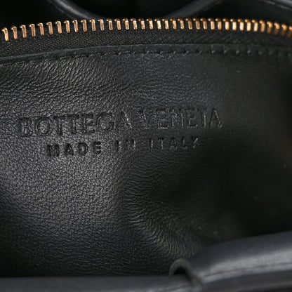 Bottega Veneta Lambskin Maxi Intreccio Padded Chain Cassette Crossbody Bag Black 6 of 8