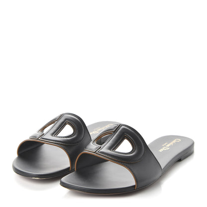 Christian Dior Calfskin D-Club Mule Sandal 41 Black 3 of 8