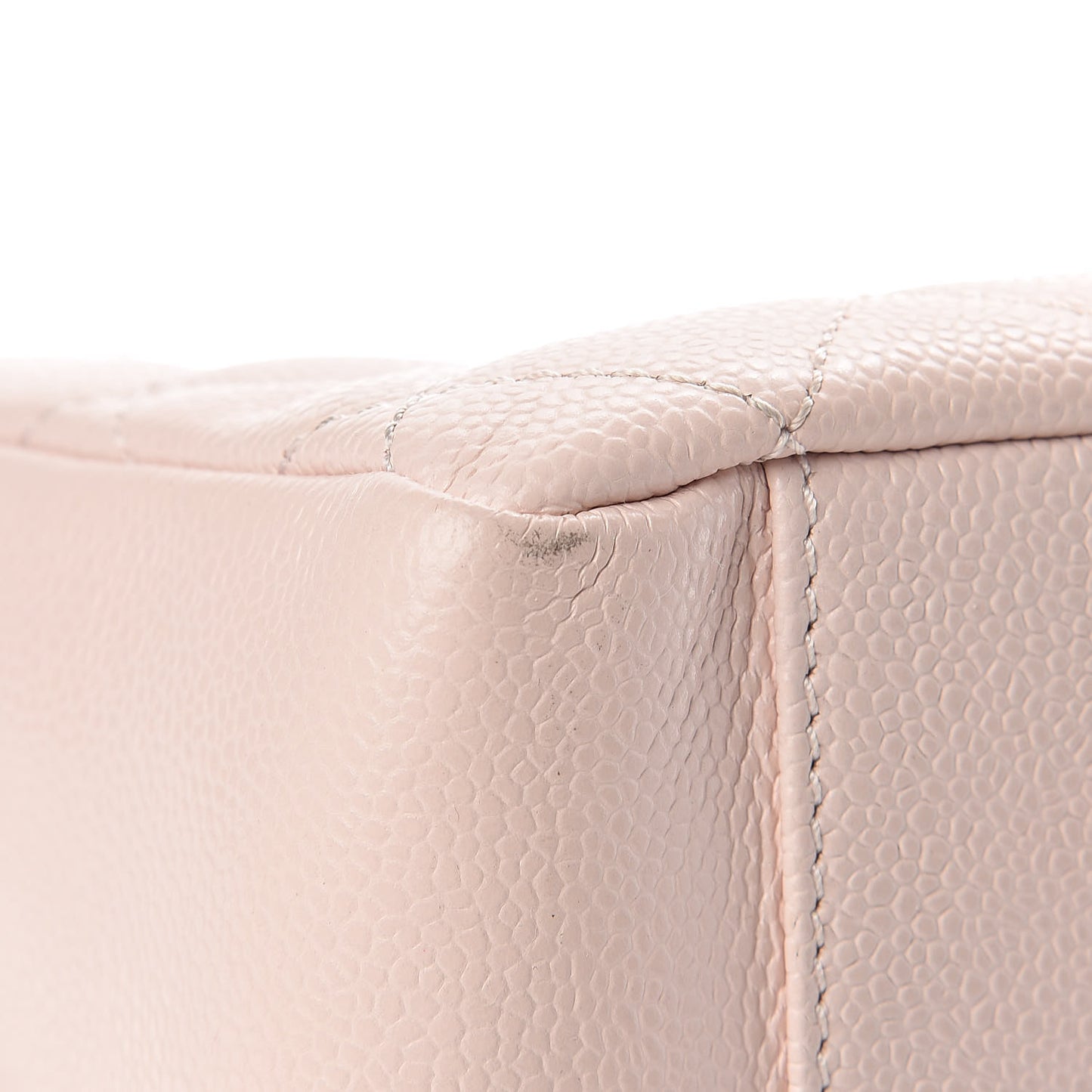 Caviar Quilted Grand Shopping Tote GST Light Pink