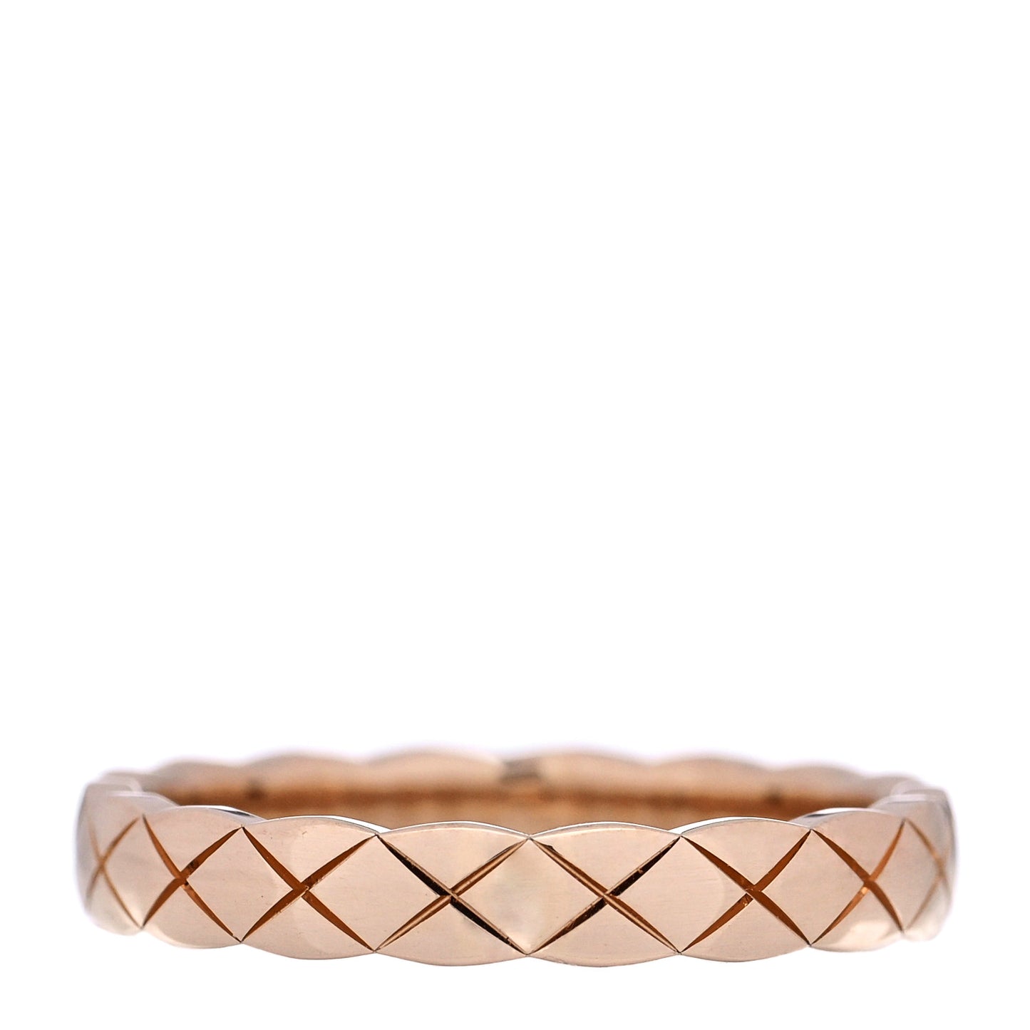 18K Beige Gold Mini Coco Crush Ring 53 6.25