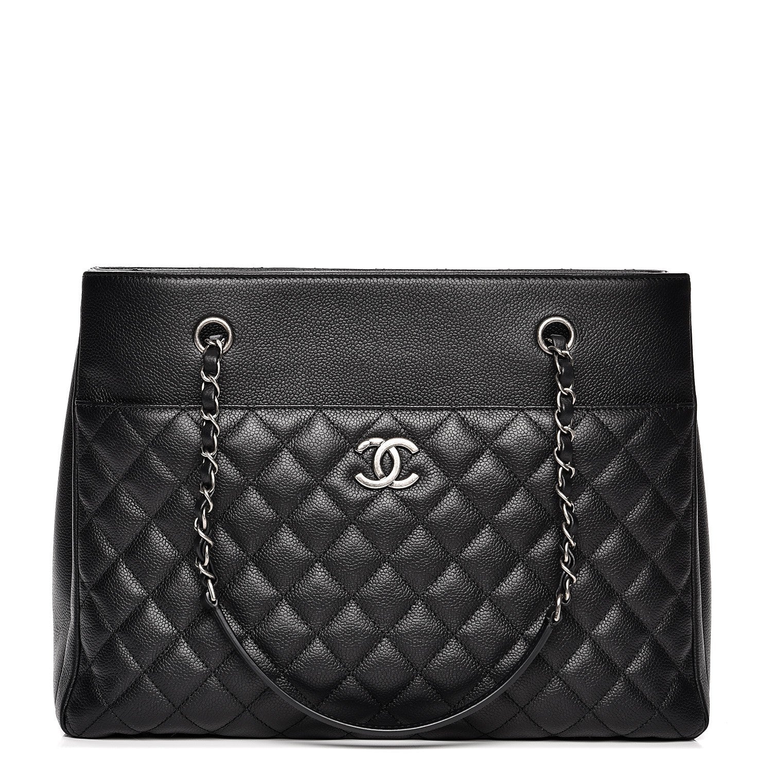 Chanel Caviar Quilted Urban Companion Shopping Tote Black 1 of 7