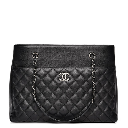Chanel Caviar Quilted Urban Companion Shopping Tote Black 1 of 7