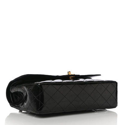 Chanel Patent Quilted Medium Double Flap Black 4 of 18