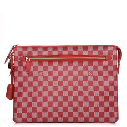 Louis Vuitton Damier Couleurs Kit Clutch Carmine 1 of 7