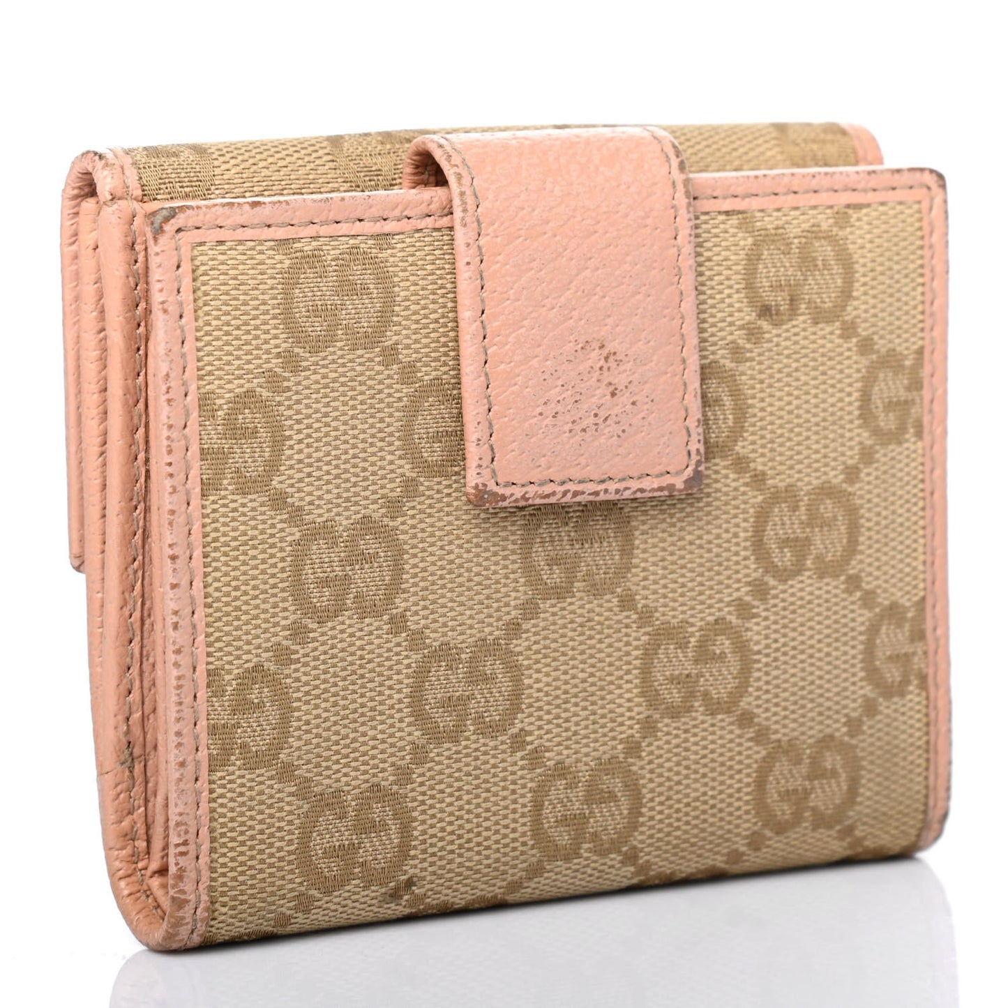 Monogram French Flap Wallet Pink
