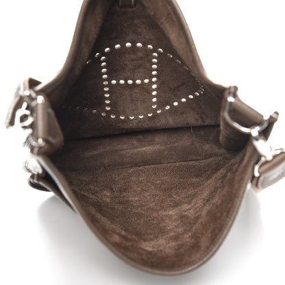 Hermes Taurillon Clemence Evelyne III GM Etoupe 5 of 8