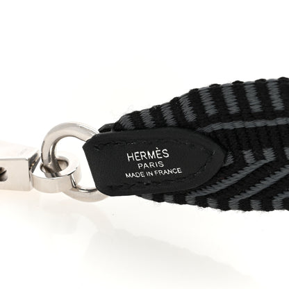 Hermes Toile Swift 25mm Sangle Cavale Shoulder Strap Gris Misty 3 of 5
