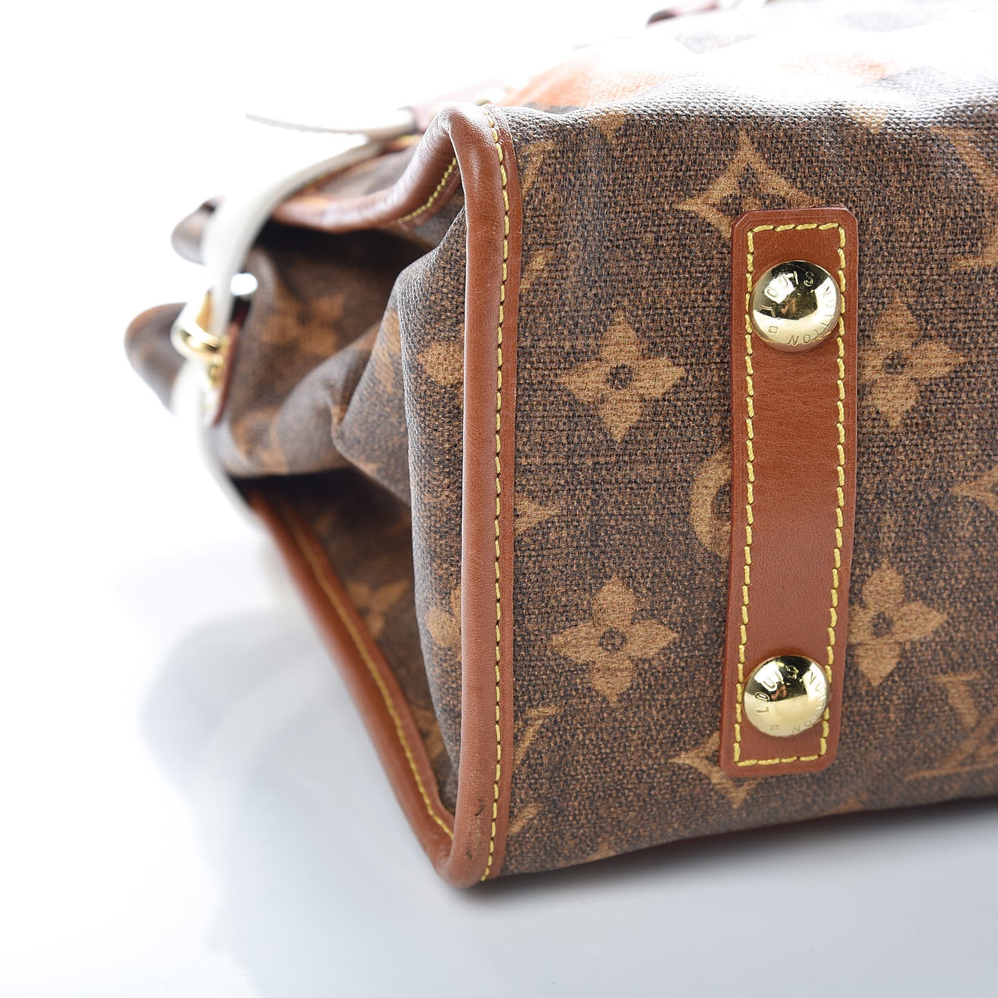 Monogram Rayures Tisse Sac PM