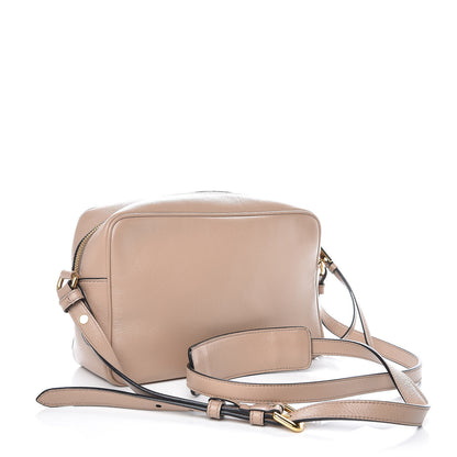 Prada Glace Calfskin Embossed Logo Crossbody Cammeo 3 of 9