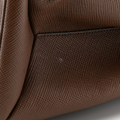 Prada Saffiano Cuir Twin Tote Cocoa 17 of 17