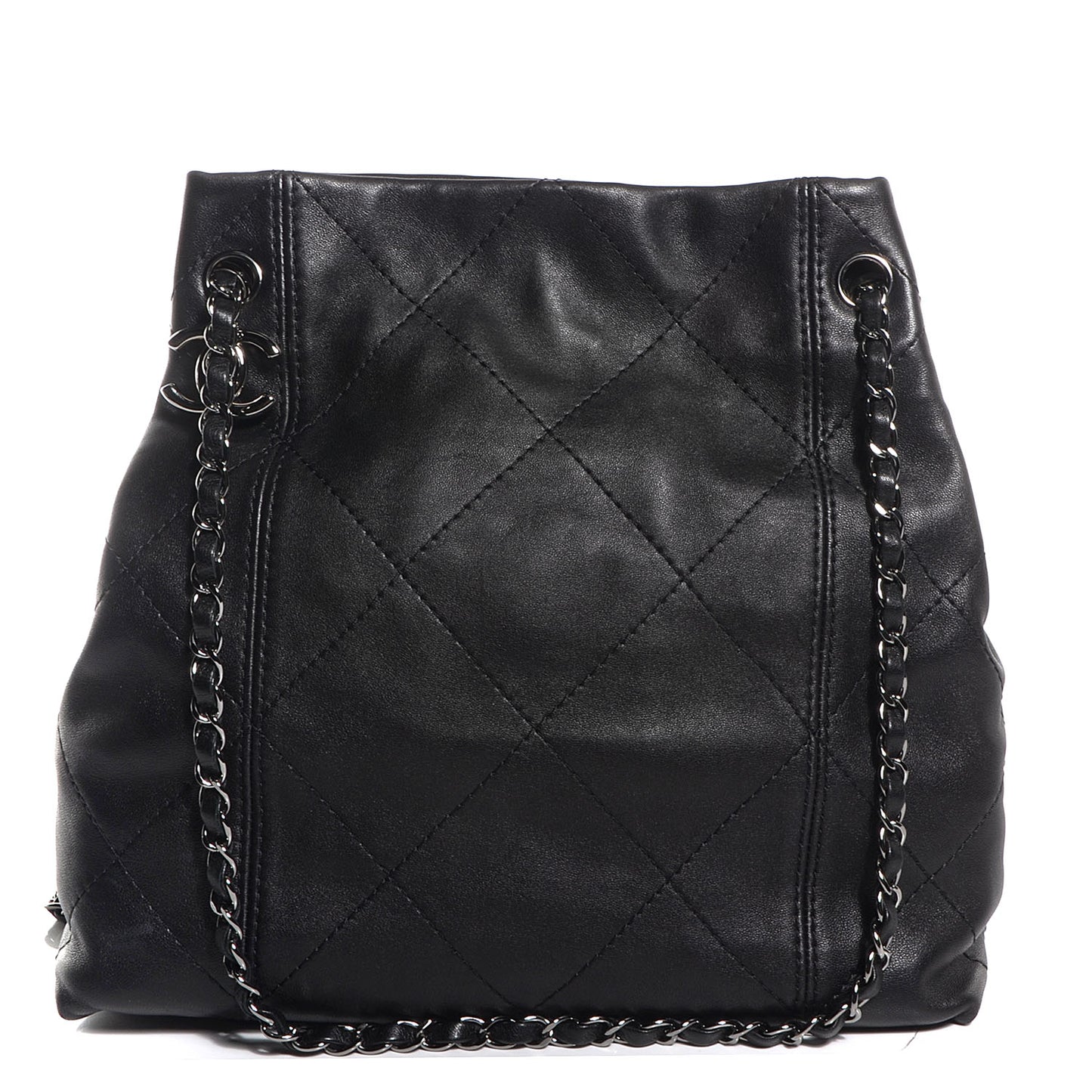 Lambskin Soft Touch Shoulder Bag Black