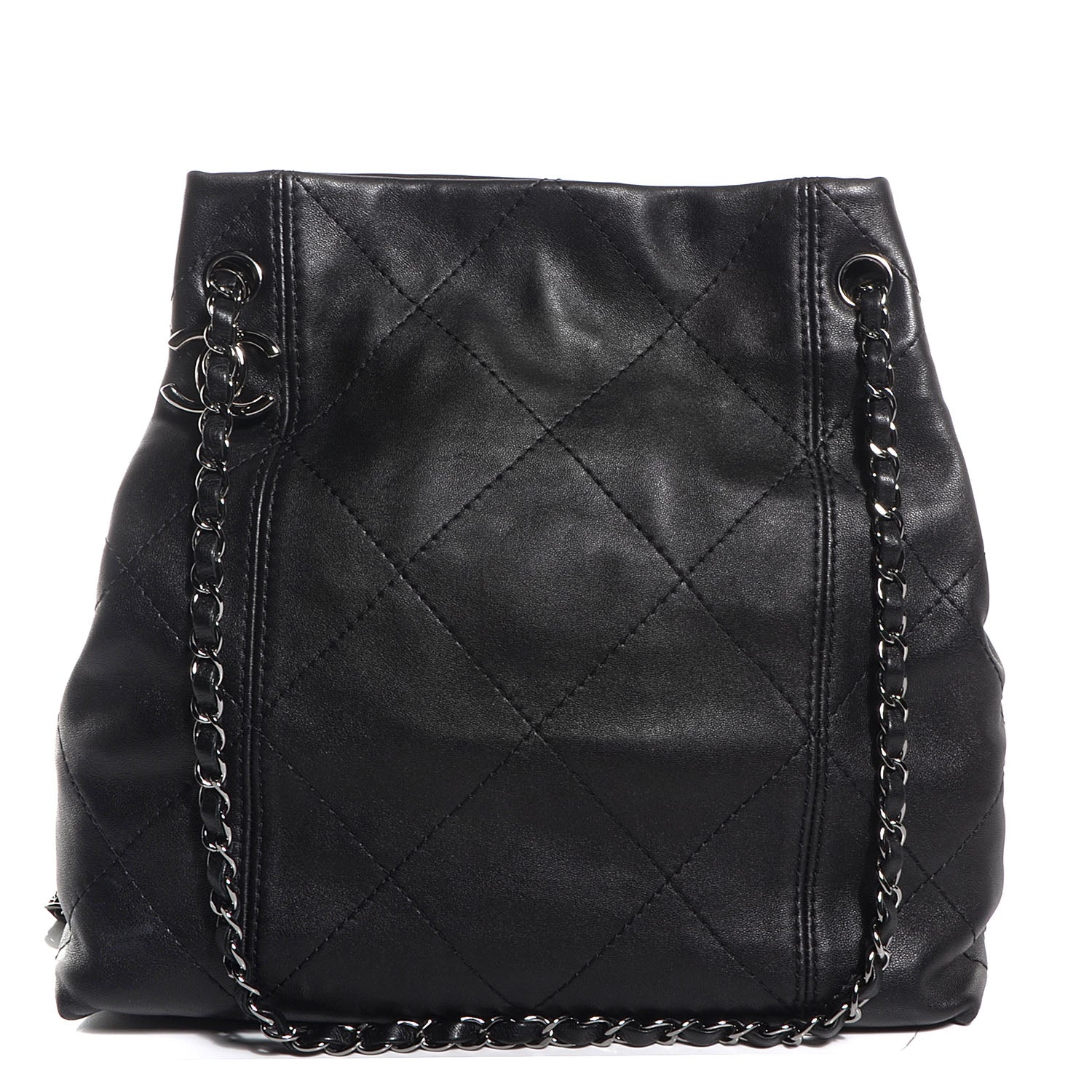 Chanel Lambskin Soft Touch Shoulder Bag Black 1 of 7