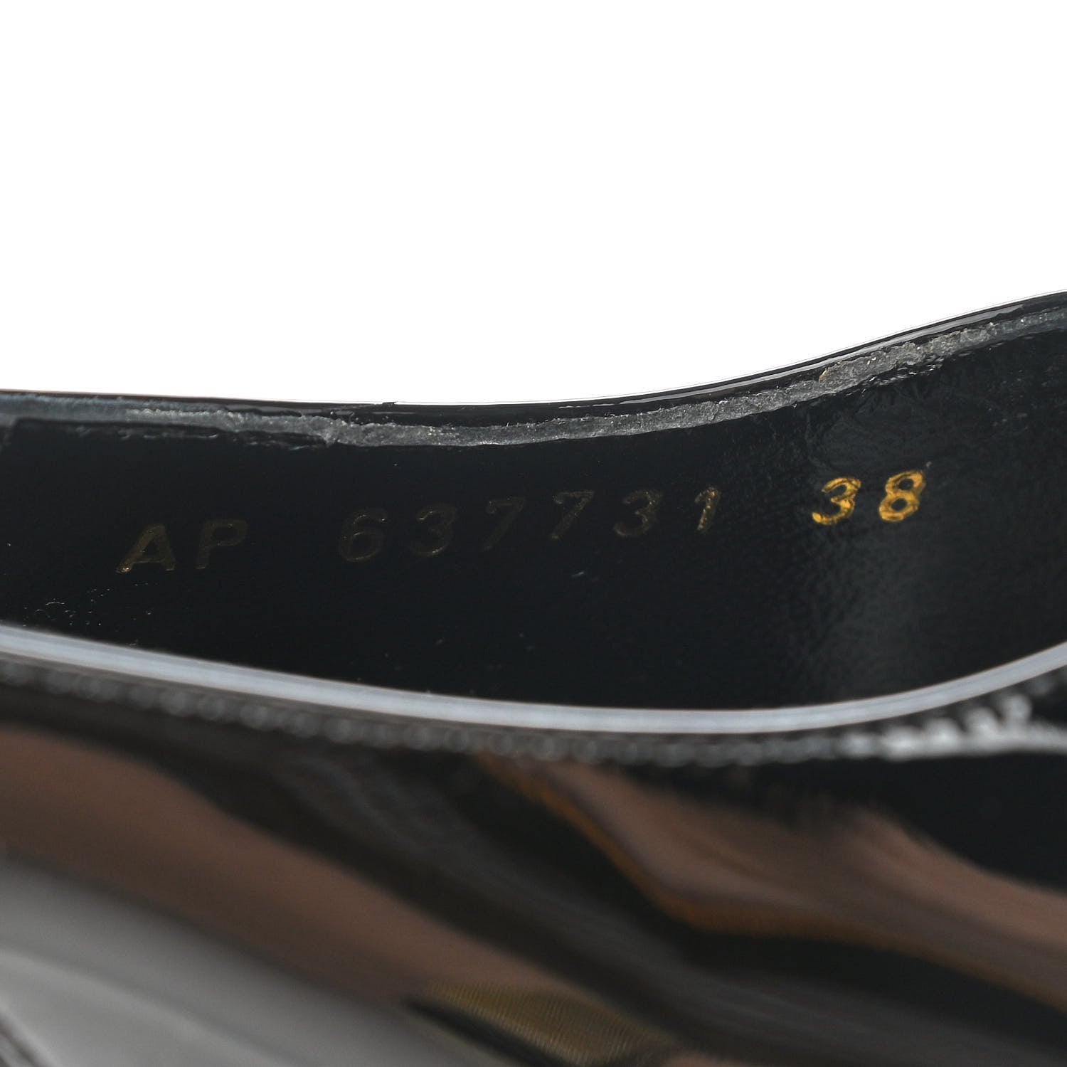 Saint Laurent Patent Venus 110 Slingback Pointed Pumps 38 Black 8 of 8
