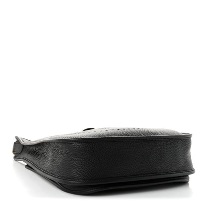 Hermes Taurillon Clemence Evelyne III PM Black 4 of 11
