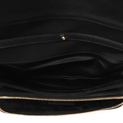 Dolce & Gabbana Satin Bow Sasha Chain Clutch Black 9 of 17