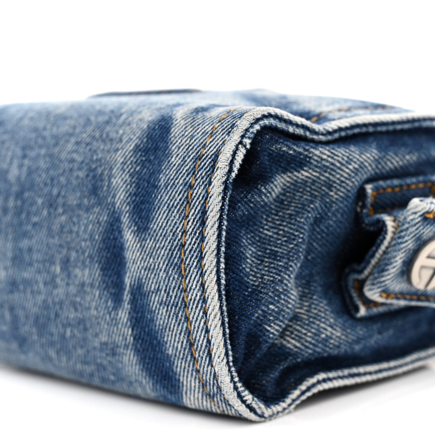 Denim Small Shopping Bag Blue