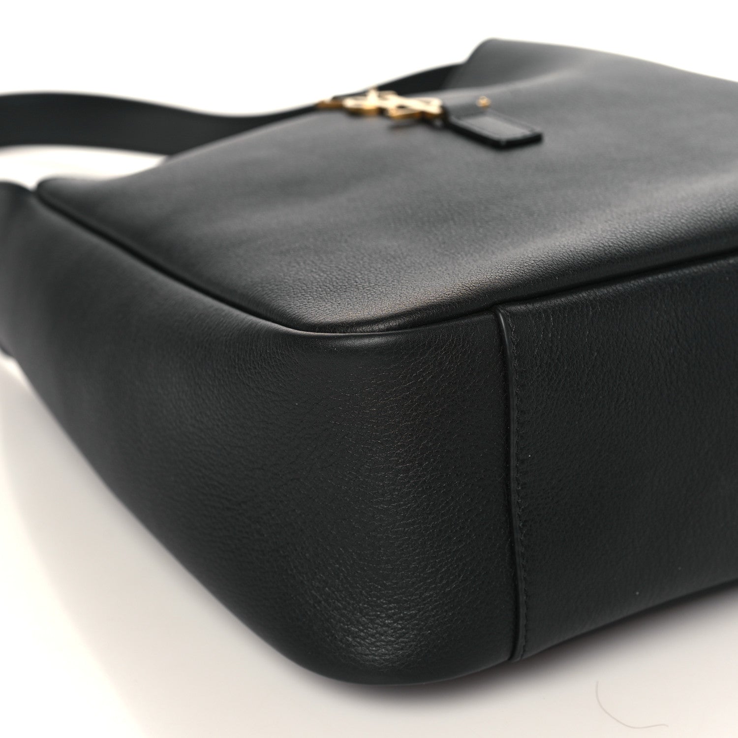 Saint Laurent Smooth Calfskin Small Le 5 A 7 Soft Hobo Black 6 of 7
