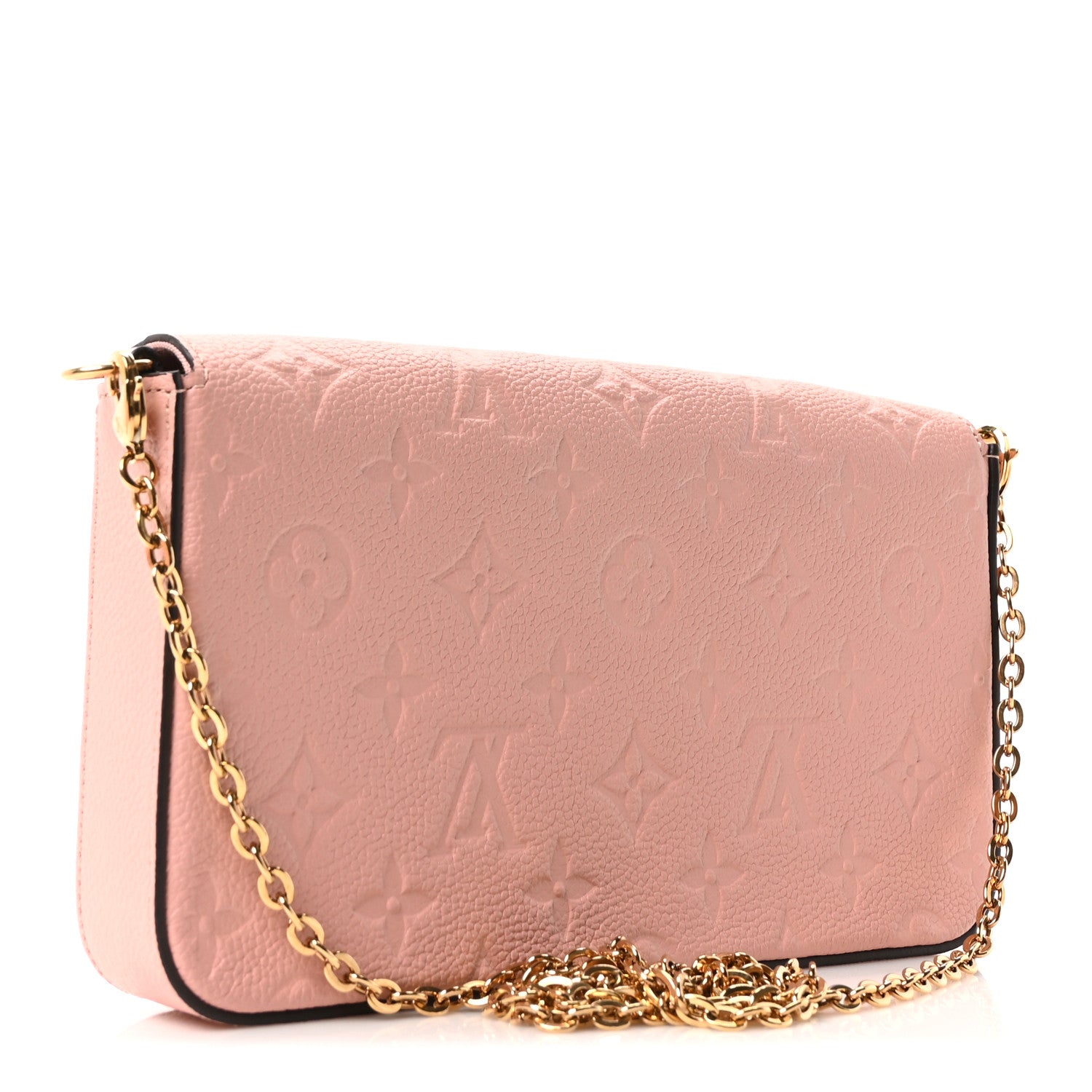 Louis Vuitton Empreinte Pochette Felicie Chain Wallet Rose Poudre 4 of 11