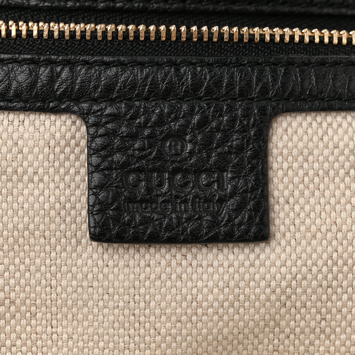 Gucci Pebbled Calfskin Large Soho Shoulder Bag Black 6 of 13