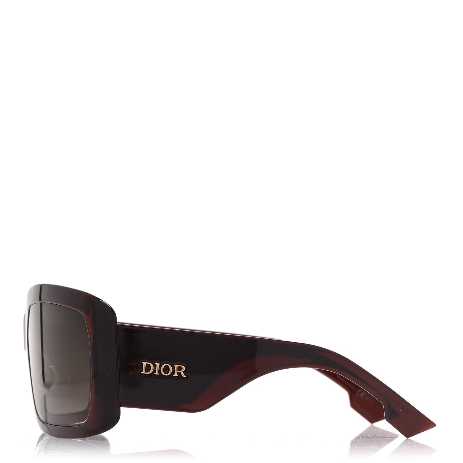 Christian Dior Acetate DiorSo Light 2 Shield Sunglasses Tortoise 3 of 8