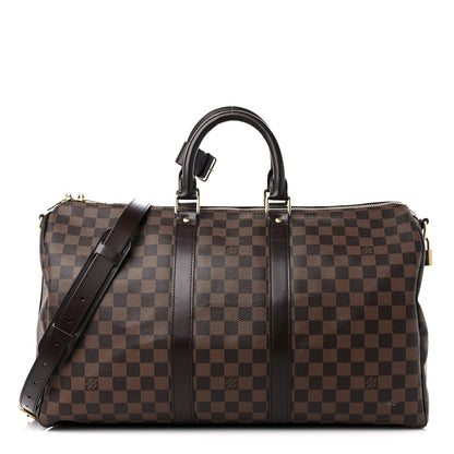 Louis Vuitton Damier Ebene Keepall Bandouliere 45 1 of 12