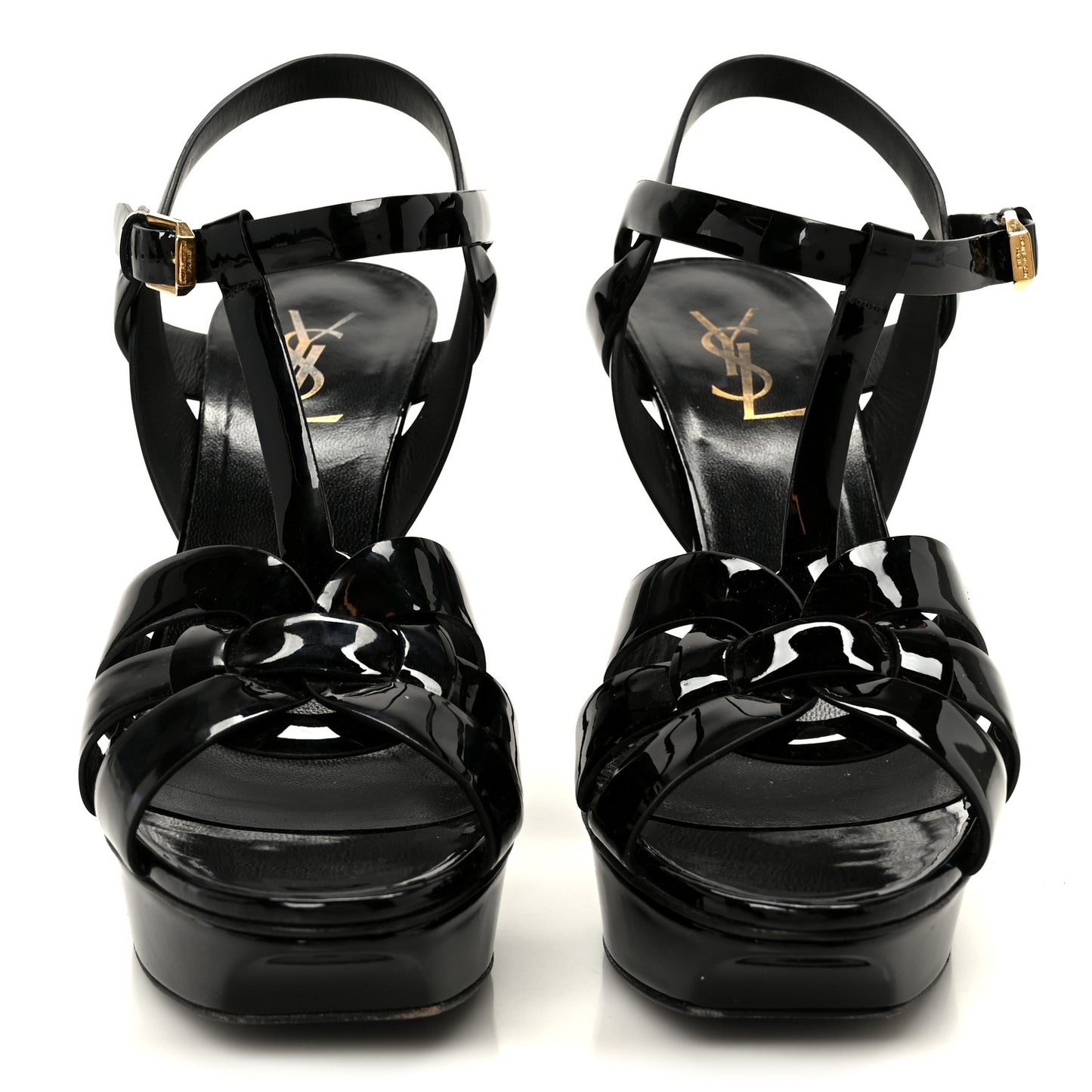 Patent Tribute 75 Platform Sandals 39 Black