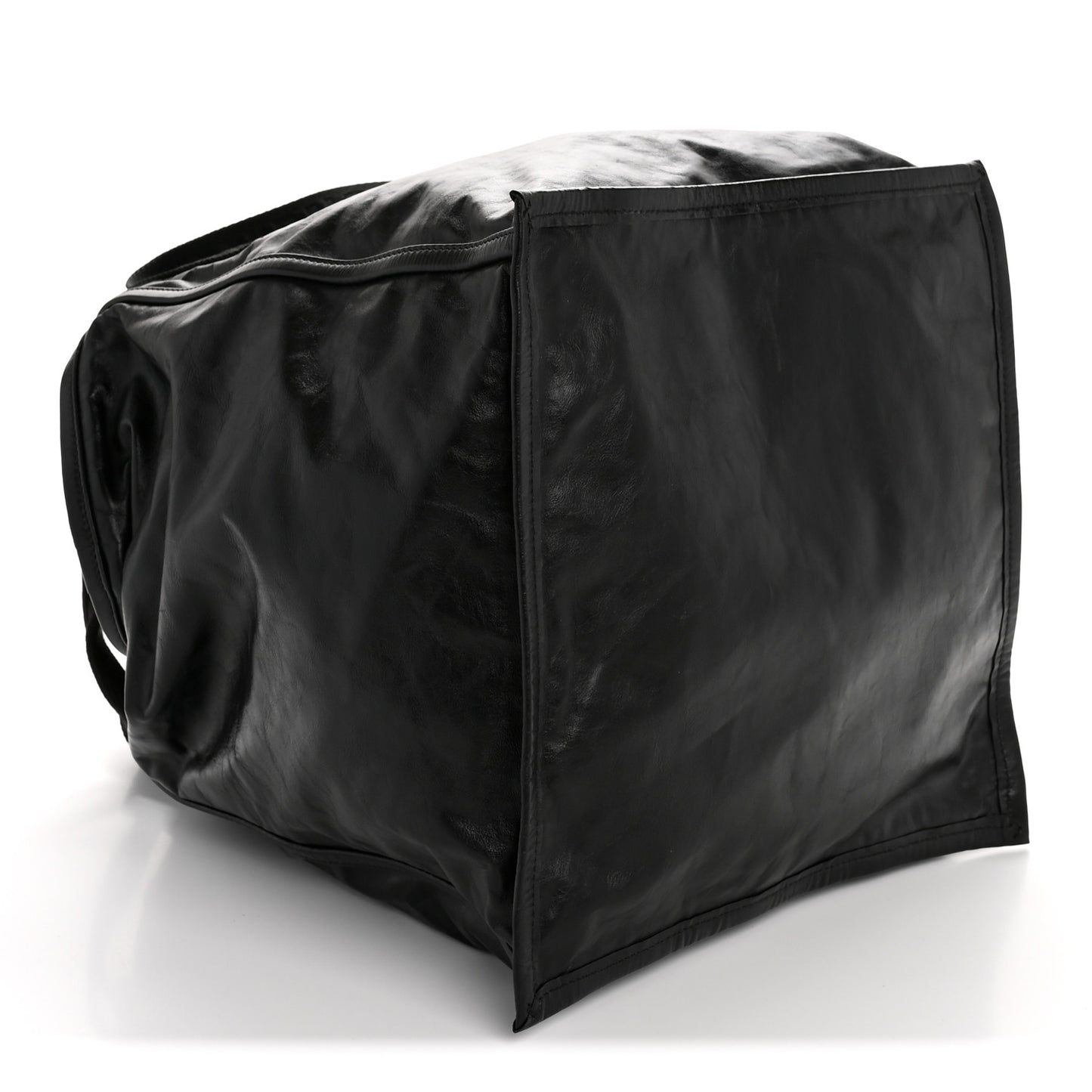 Calfskin Medium Cargo Tote  Black
