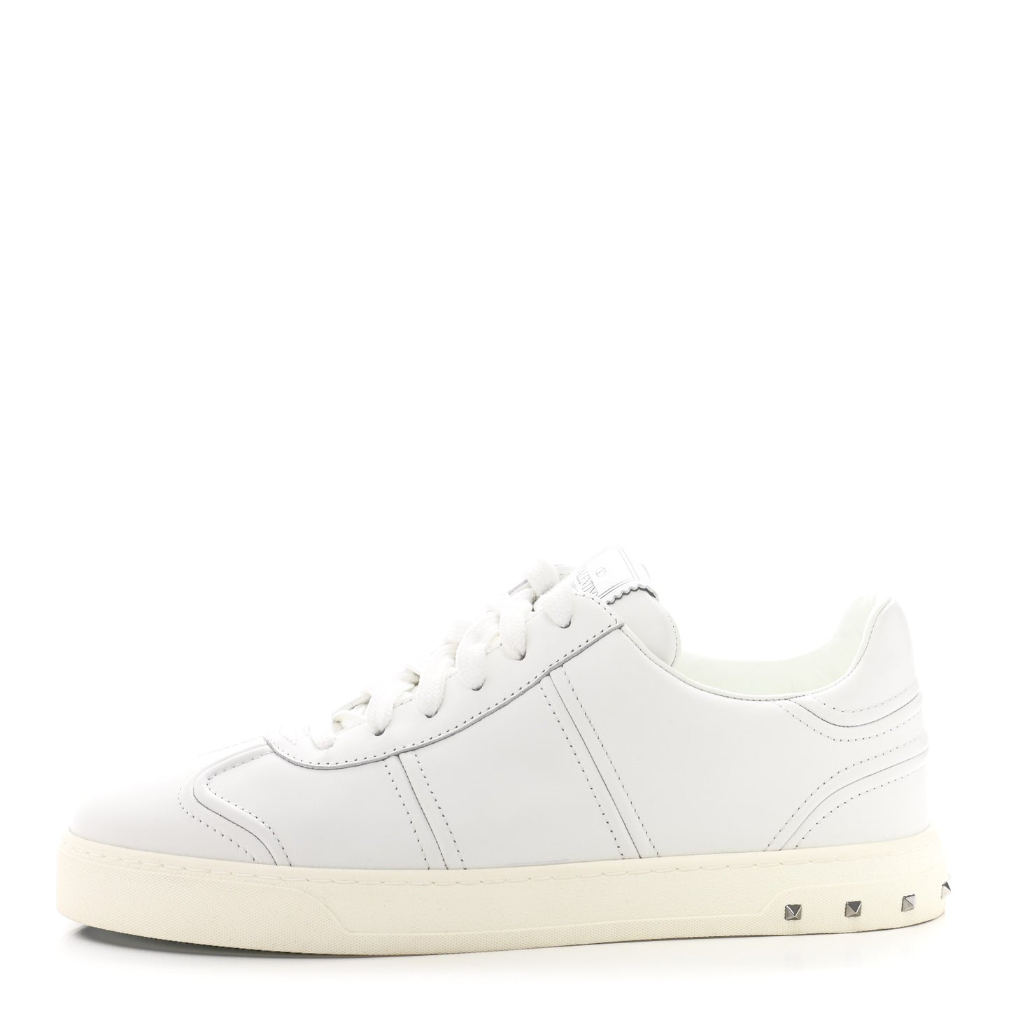 Calfskin Womens Flycrew Sneakers 41 White