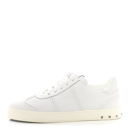 Valentino Garavani Calfskin Womens Flycrew Sneakers 41 White 1 of 9
