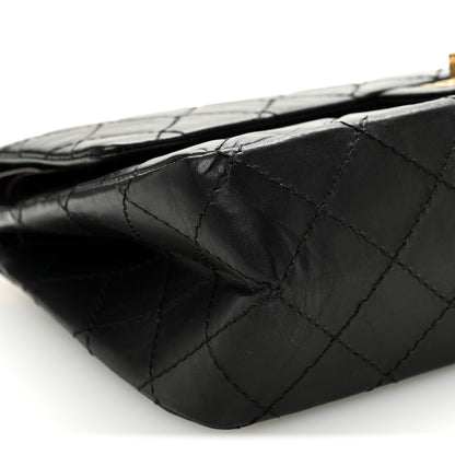 Chanel Aged Calfskin Quilted 2.55 Reissue 226 Flap Black 9 of 10