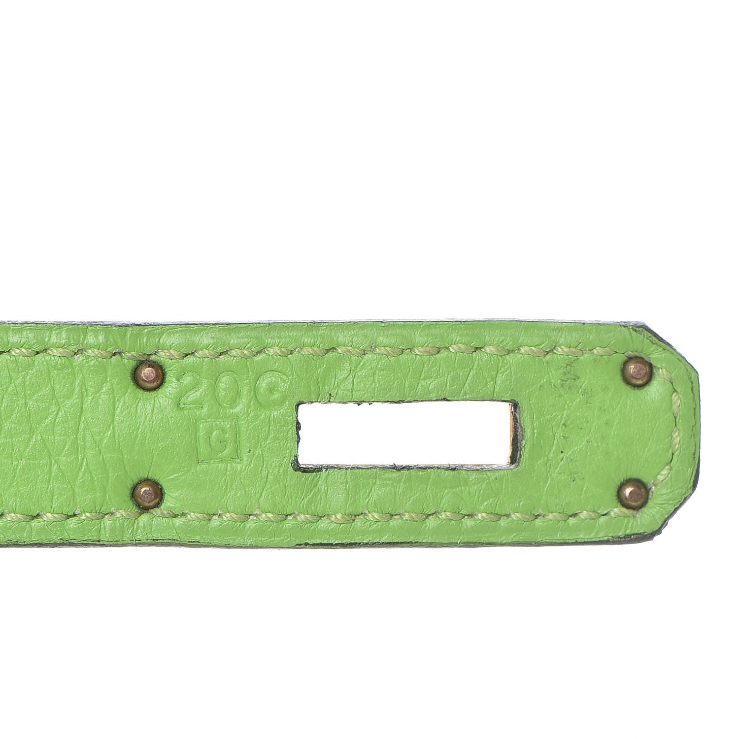 Hermes Taurillon Clemence Kelly Retourne 32 Vert Cru 23 of 41