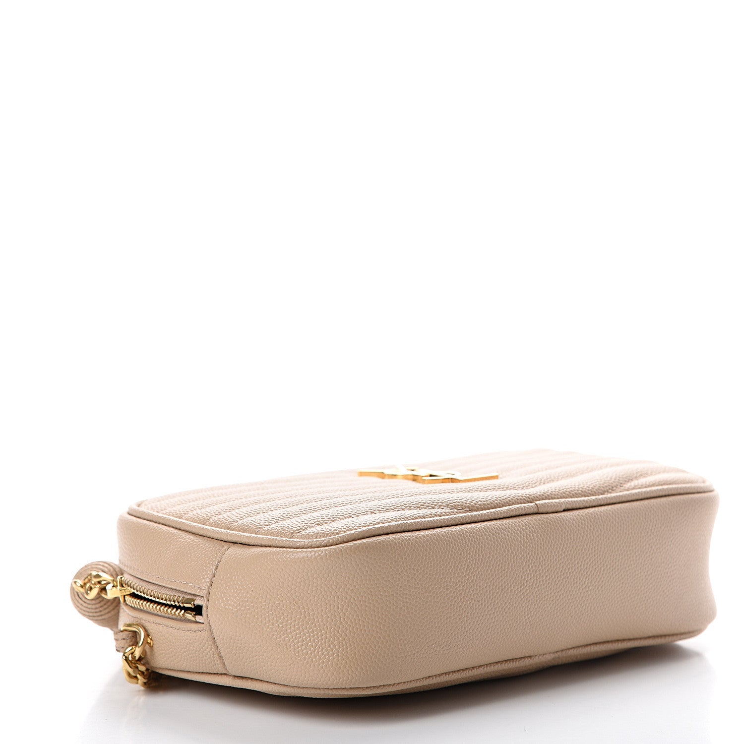 Saint Laurent Grain De Poudre Matelasse Monogram Mini Lou Camera Bag New Powder 3 of 10