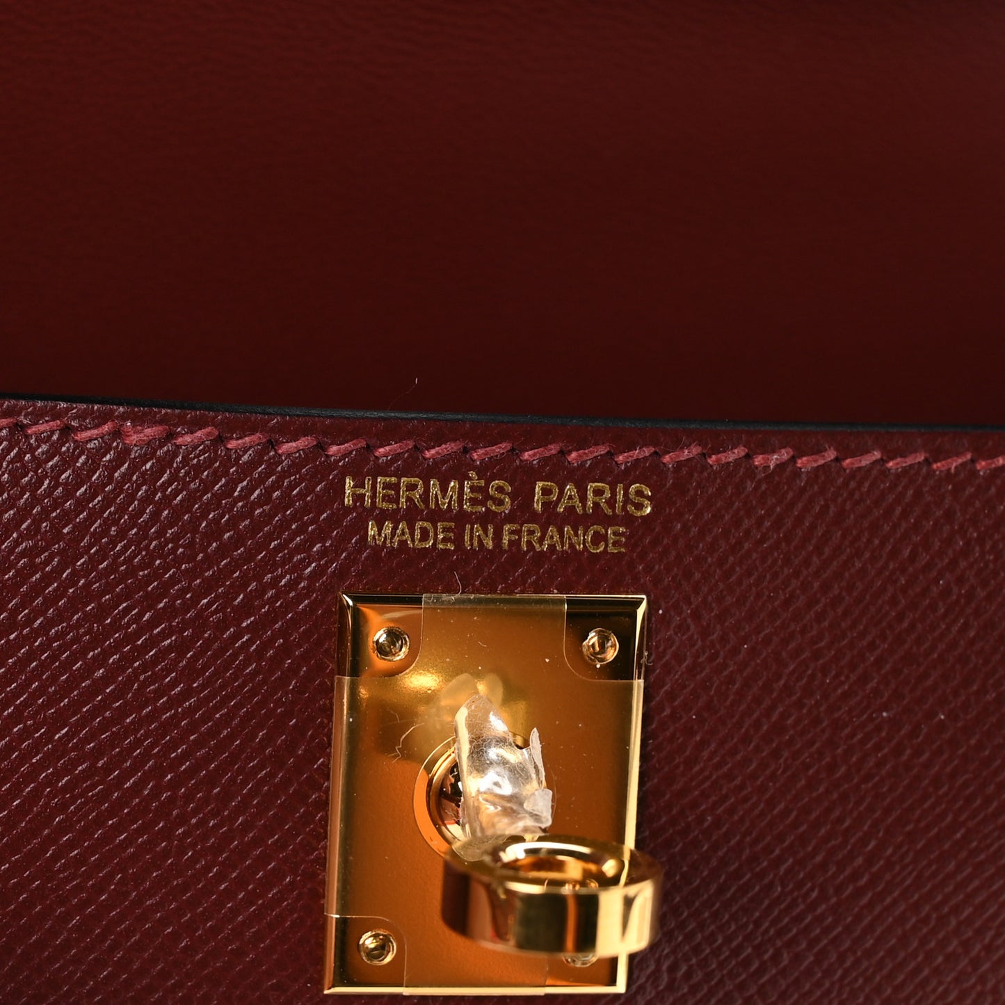 Madame Calfskin Mini Kelly Sellier 20 Rouge H