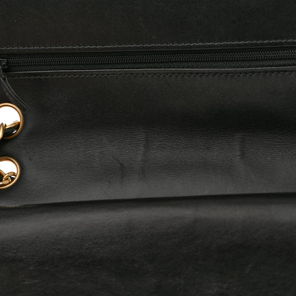 Chanel Lambskin Chevron Quilted Small Double Flap Black 13 of 14