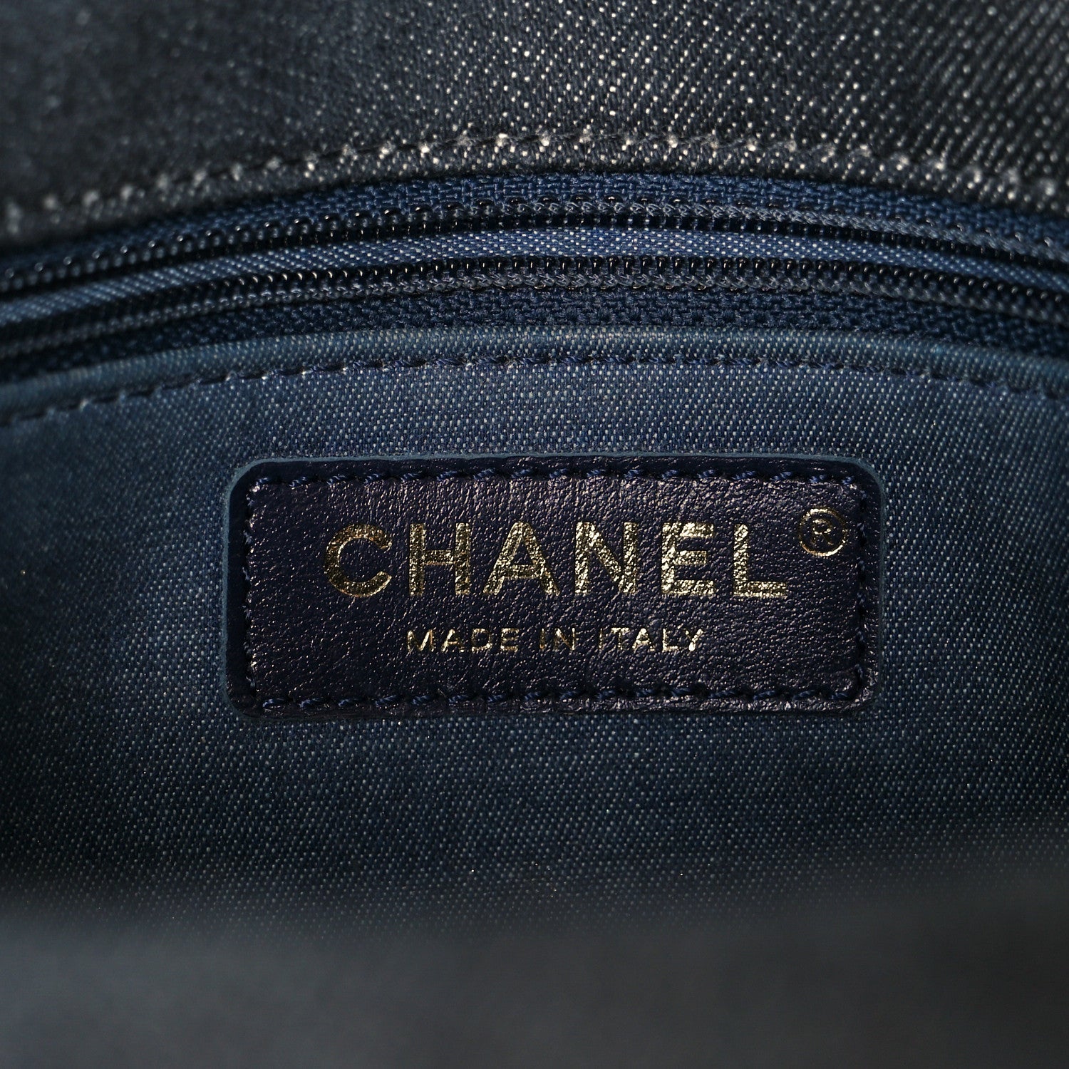 Chanel Denim Quilted Medium Funky Town Flap Black 6 of 12