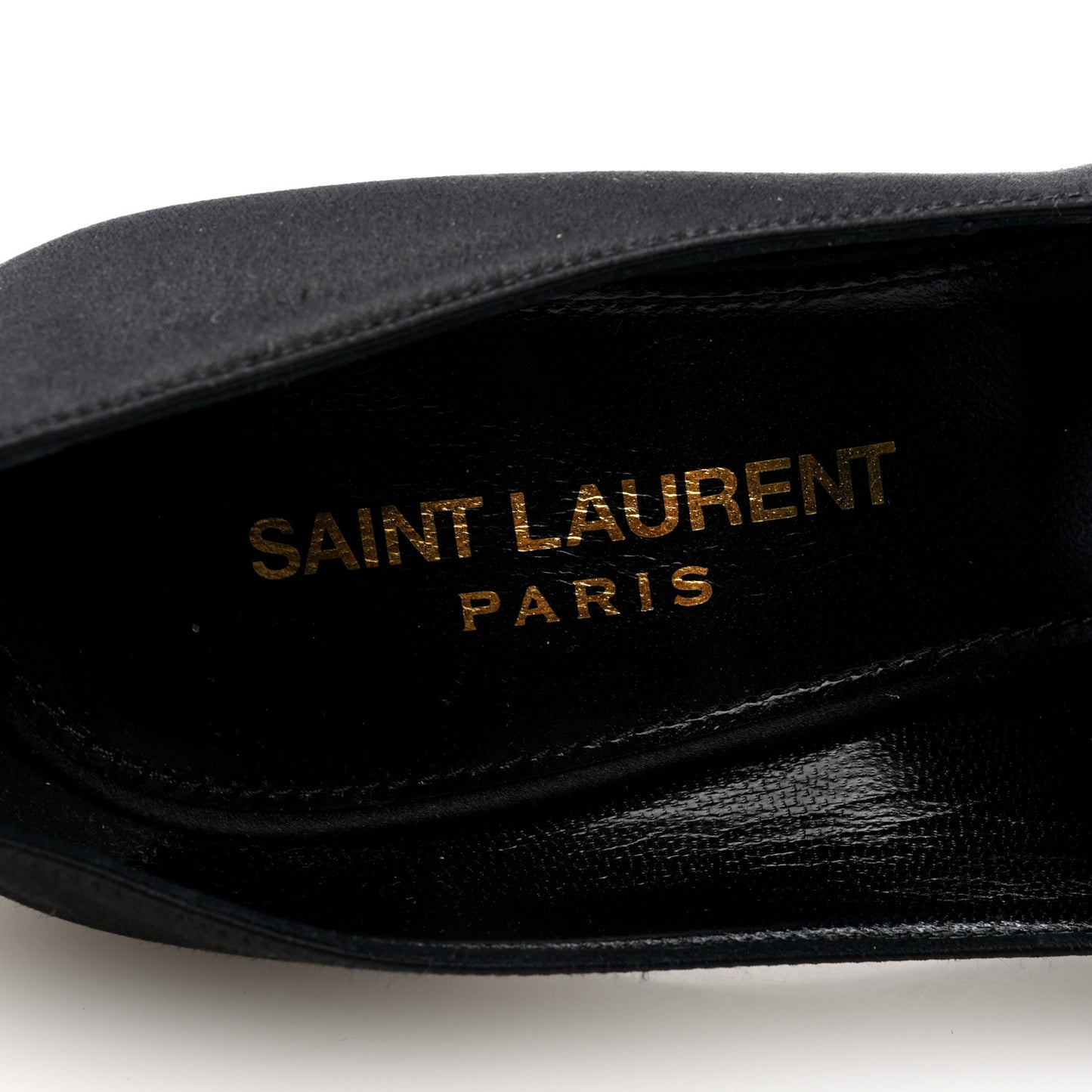 Satin Crystal Martinique 110 Pump 36 Black