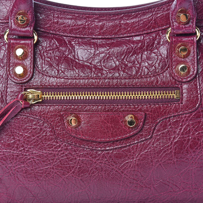 Balenciaga Agneau Classic Gold Hardware S City Violet Prune 11 of 12