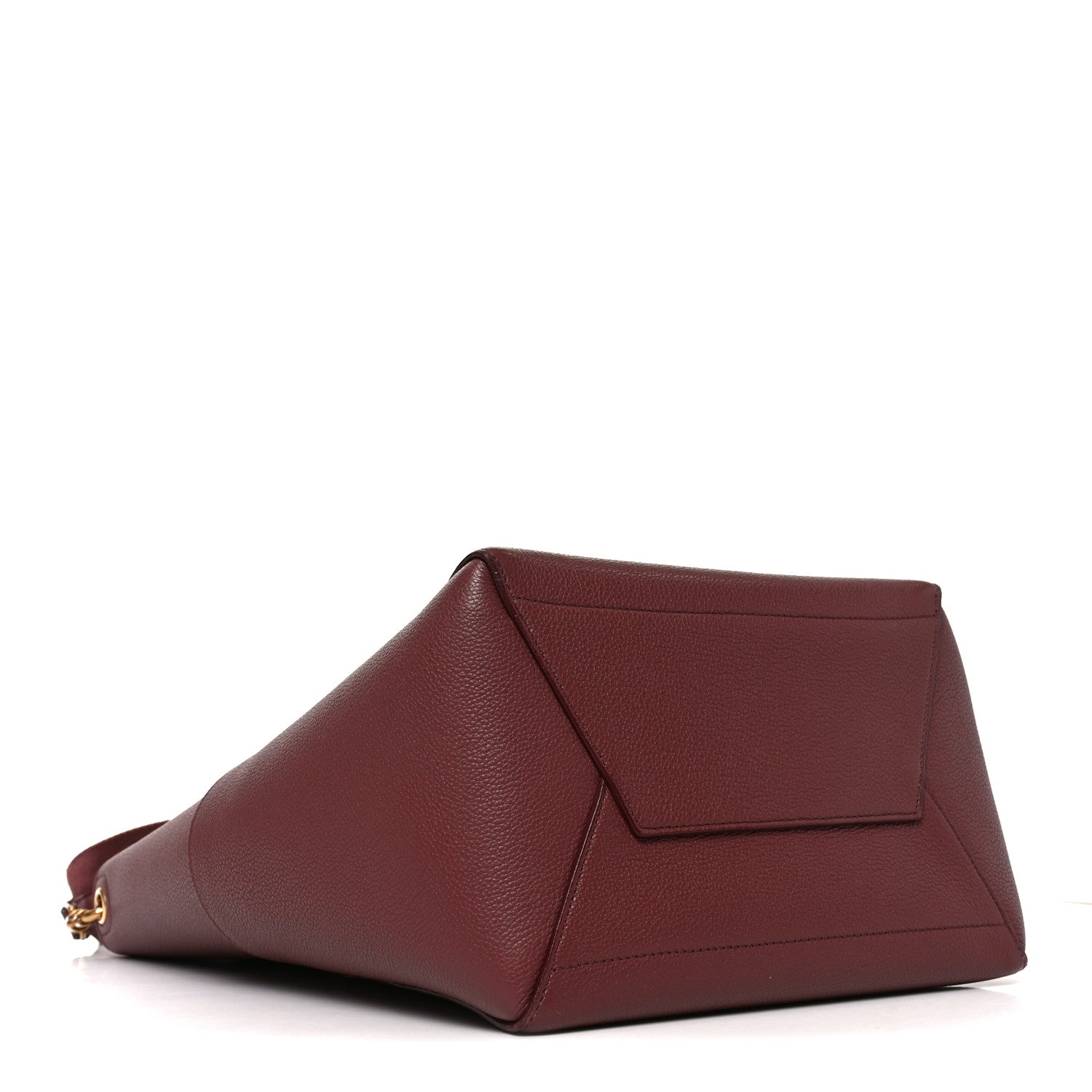 Celine Soft Grained Calfskin Sangle Bucket Bag Light Burgundy 4 of 9