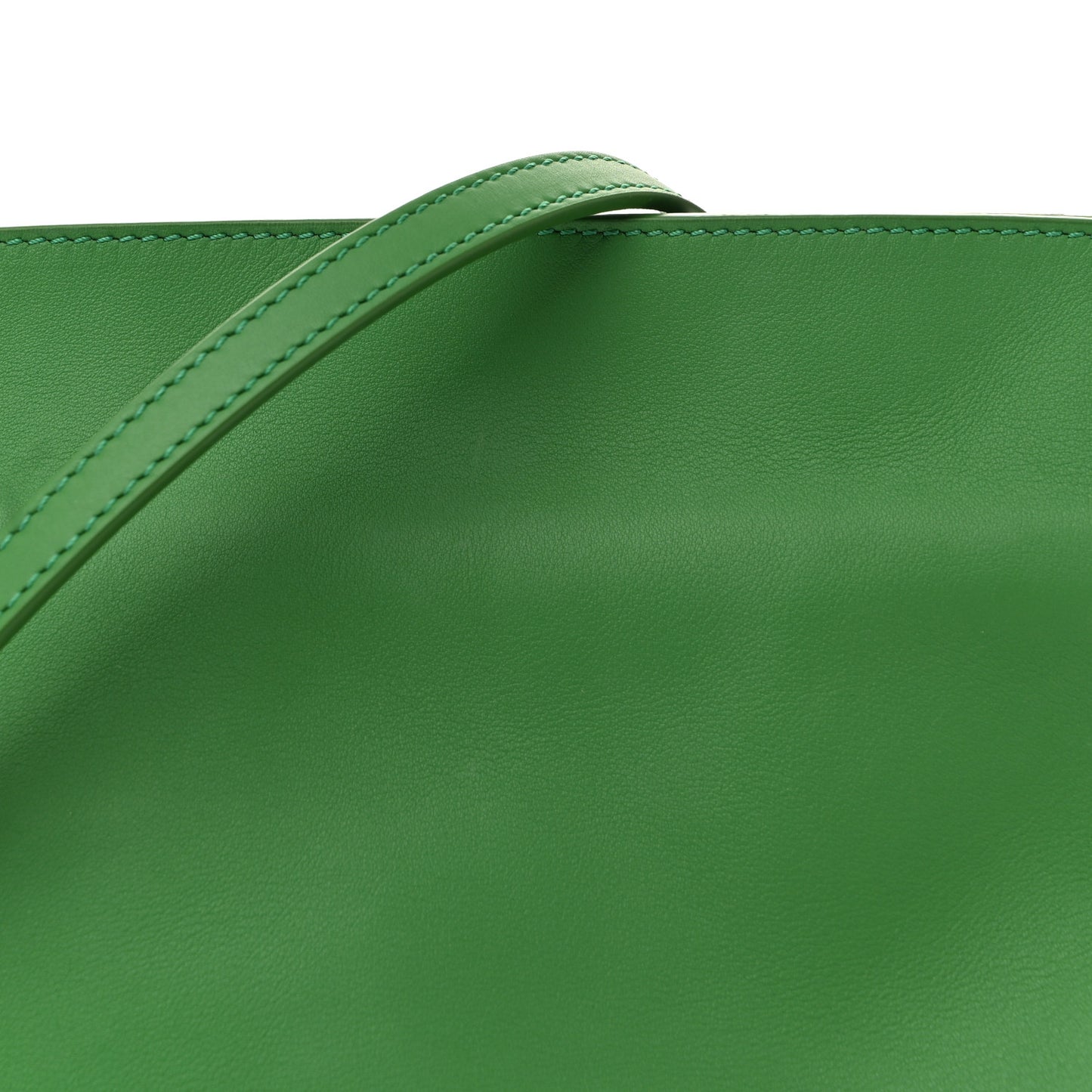 x SUNA FUJITA Nappa Bunny Mini Flamenco Knot Clutch Tropical Green
