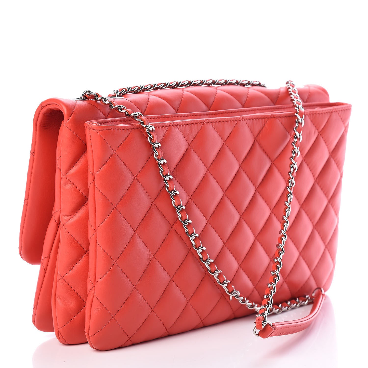 Chanel Calfskin Quilted Tender Touch Flap Bag Red 3 of 12