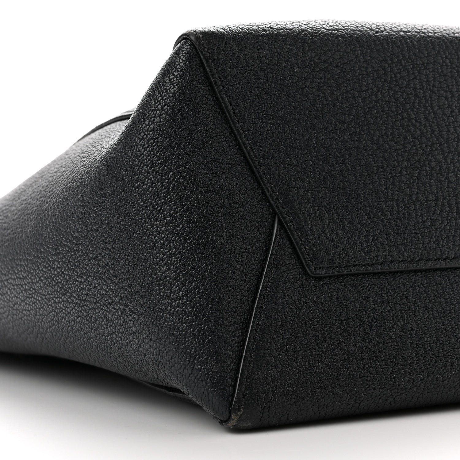 Celine Soft Grained Calfskin Small Sangle Bucket Bag Navy 8 of 9
