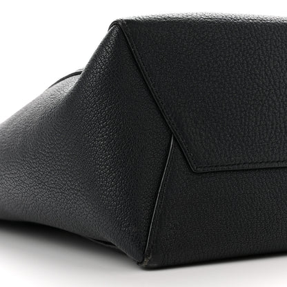 Celine Soft Grained Calfskin Small Sangle Bucket Bag Navy 8 of 9