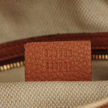 Gucci Pebbled Calfskin Small Soho Bowler Moka 6 of 7