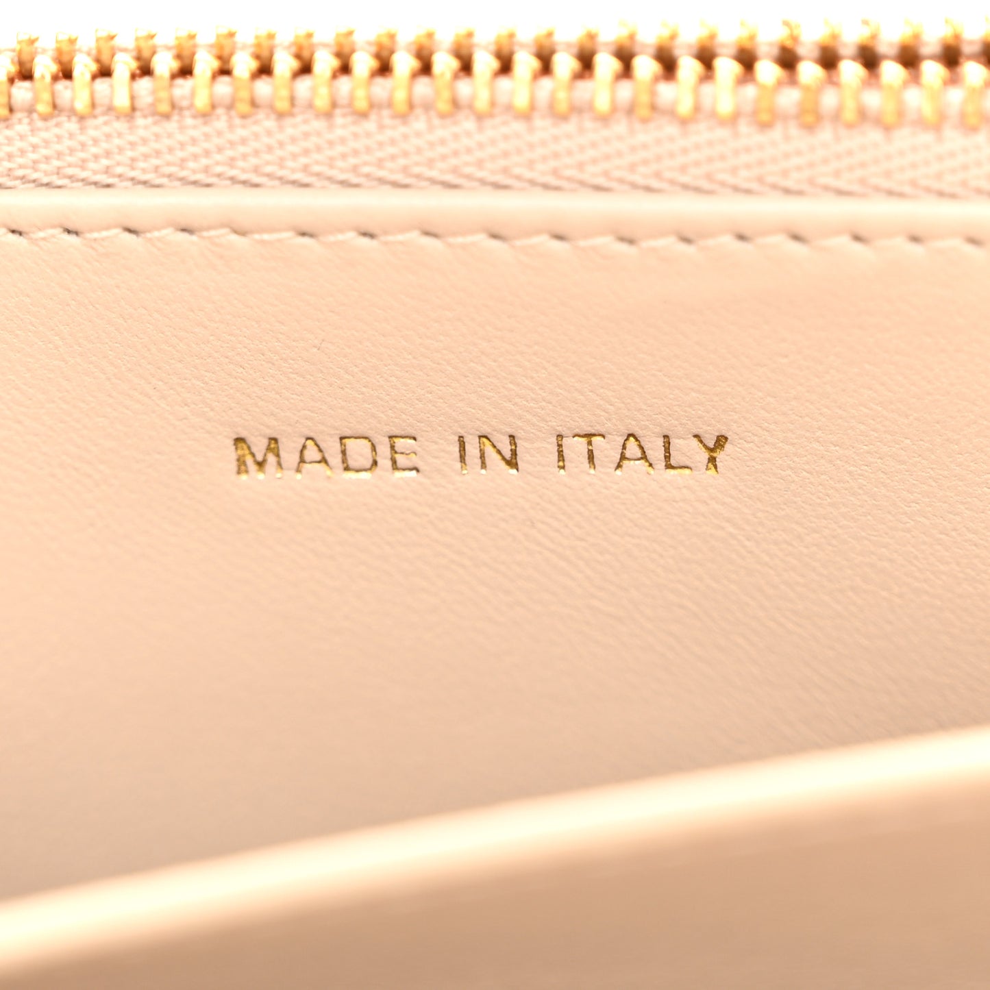 Lambskin Macrocannage Mini Miss Caro Bag Caramel Beige
