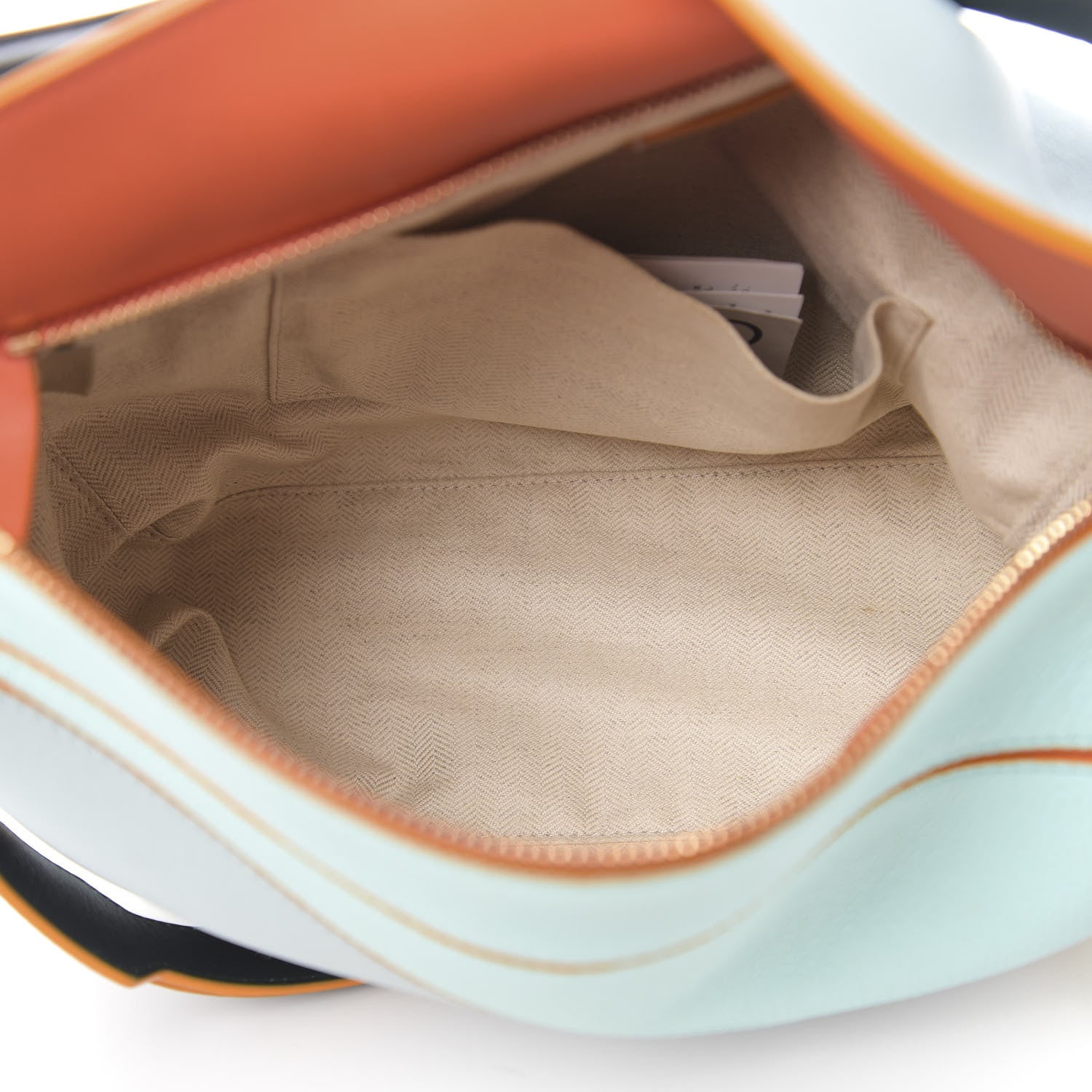 Loewe Calfskin Medium Paula's Ibiza Puzzle Bag Aqua Light Blue Multicolor 4 of 10
