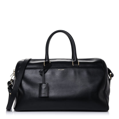 Saint Laurent Calfskin Classic Duffle 12 Black 1 of 18