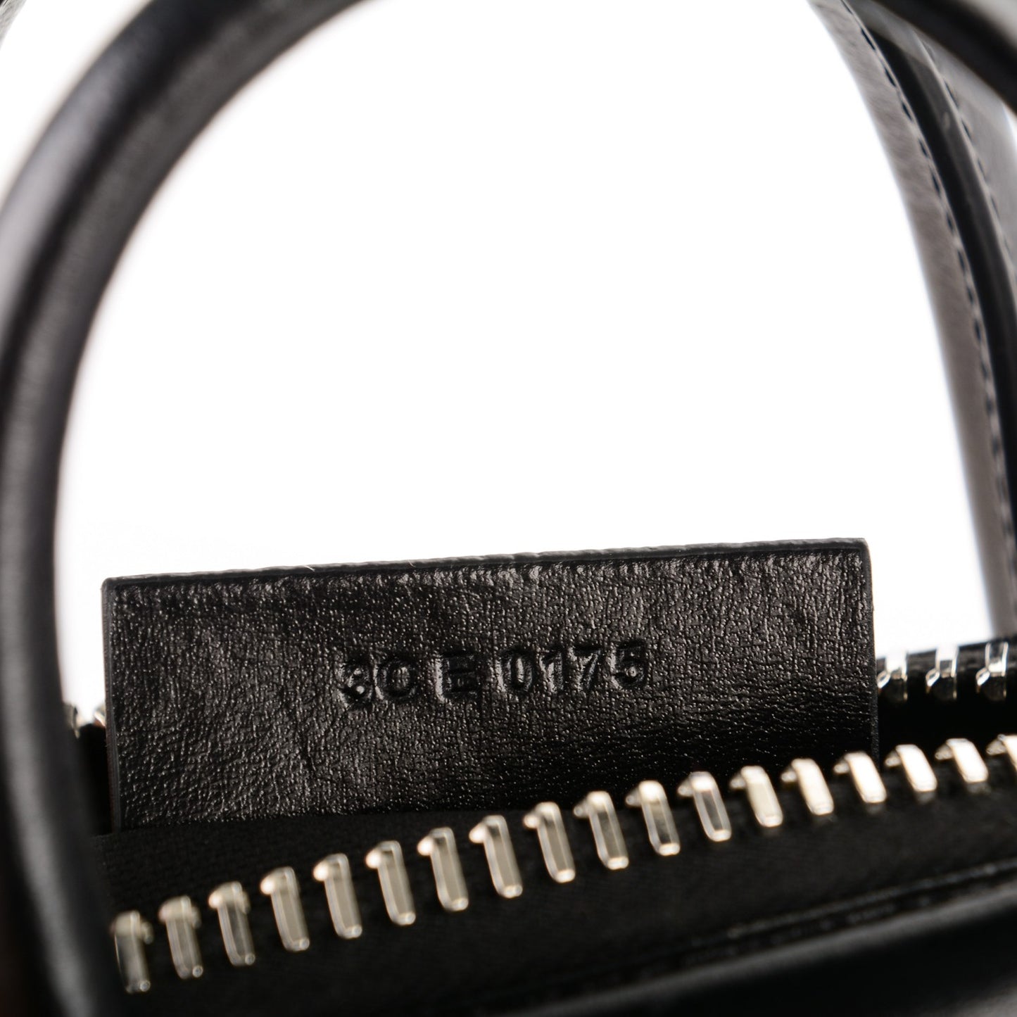 Shiny Lord Calfskin Mini Antigona Black