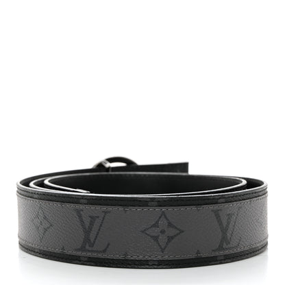 Louis Vuitton Calfskin Reverse Monogram Eclipse 40 mm LV Circle Belt 95 38 2 of 7