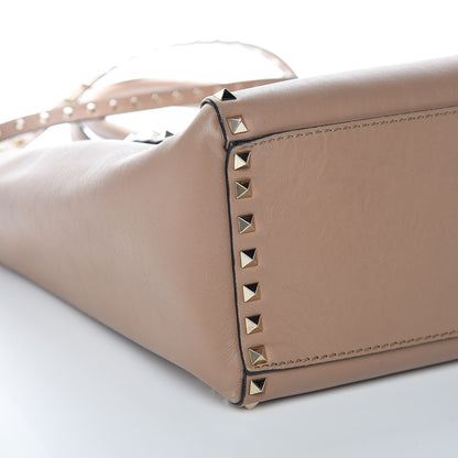 Valentino Garavani Vitello Rockstud Double Handle Tote Alpaca 9 of 14