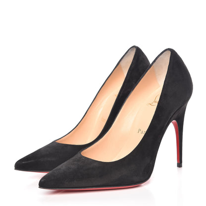 Christian Louboutin Veau Velours Alminette 100 Pumps 36 Black 3 of 11
